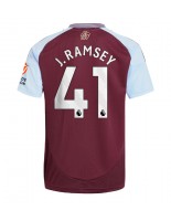 Aston Villa Jacob Ramsey #41 Hjemmedrakt 2024-25 Korte ermer